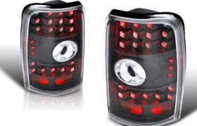 2000-2006 Chevy Tahoe/Suburban/Yukon Black LED Taillights - WJ20-0007-04