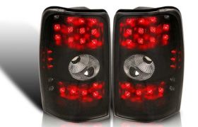 2000-2006 Chevy Tahoe/Suburban/Yukon Black LED Taillights - WJ20-0007-05