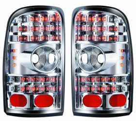 2000-2006 Chevy Suburban/Tahoe/Yukon LED Euro Tail Lights - WJ20-0007-01