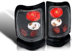 1994-2001 Dodge Ram Black/Clear Euro Taillights - WJ20-0012-04