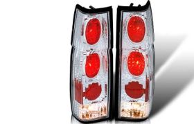 1986-1997 Nissan Hardbody Chrome/Clear Euro Taillights - WJ20-0041-01