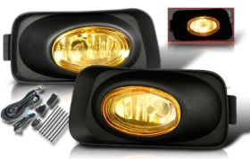 2003-2006 Acura TSX OEM Fog Lights - Yellow - WJ30-0001-12
