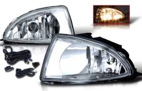 2004-2005 Honda Civic 2dr/4dr OEM Fog Lights - Clear - WJ30-0033-09