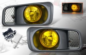 1999-2000 Honda Civic Si OEM Style Fog Lights - Yellow - WJ30-0034-12