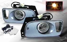 1992-1995 Honda Civic 2dr/HB OEM Style Fog Lights - Smoke - WJ30-0035-11
