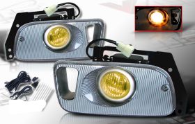 1992-1995 Honda Civic 2dr/HB OEM Style Fog Lights - Yellow - WJ30-0035-12