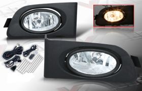 2001-2003 Honda Civic 2dr/4dr OEM Style Fog Lights - Clear - WJ30-0036-09