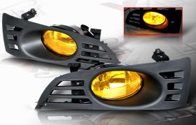 2003-2005 Honda Accord 2dr OEM Style Fog Lights - Yellow - WJ30-0037-12