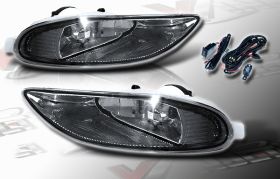 2005-2006 Toyota Corolla OEM Style Fog Lights - Smoke - WJ30-0047-11
