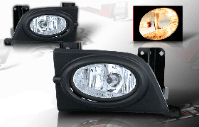 2006-2007 Honda Civic 2dr OEM Style Fog Lights - Clear - WJ30-0058-09