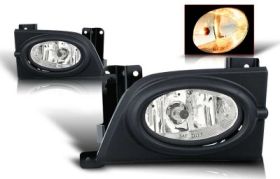 2006-2007 Honda Civic 4dr OEM Fog Lights - Smoke - WJ30-0059-11