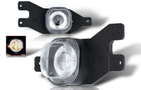 1999-2004 Ford F-250 Halo Projector Fog Lights - Clear - WJ30-0062-09
