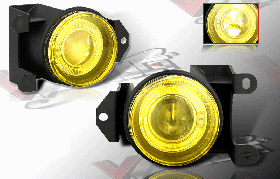 2000-2005 Chevy Yukon Denali Halo Projector Fog Lights - Yellow - WJ30-0064-12