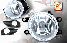 2006-2008 Toyota Yaris 4dr OEM Style Fog Lights - Clear - WJ30-0074-09