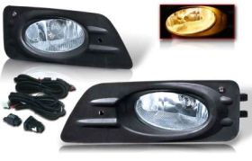 2006-2007 Honda Accord 4DR OEM Fog Lights - Clear - WJ30-0085-09