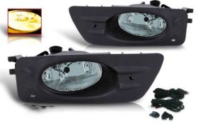 2006-2007 Honda Accord 4DR OEM Fog Lights - Smoke - WJ30-0085-11