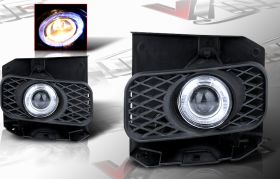 1999-2003 Ford F-150 Halo Projector Fog Lights - Clear - WJ30-0100-09