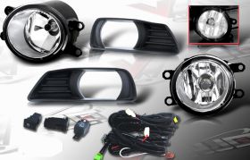 2007-2009 Toyota Camry OEM Style Fog Lights - Smoke - WJ30-0109-11
