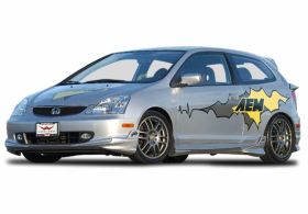2002-2004 Honda Civic Si HB G55 Style Wings West Body Kit - WW-890759