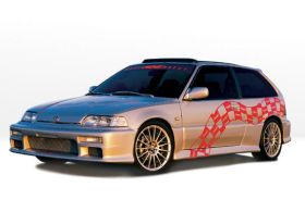 1988-1991 Honda Civic HB Racing Series Style Wings West Body Kit - WW-890181