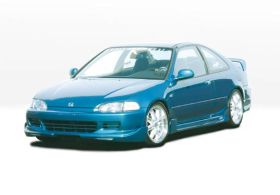 1992-1995 Honda Civic 2dr G5 Style Wings West Body Kit - WW-890608