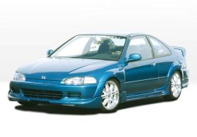 1992-1995 Honda Civic 2dr G5 w Flares Style Wings West Body Kit - WW-890637