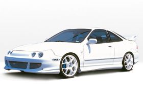 1994-1997 Acura Integra BigMouth Style Wings West Body Kit - WW-890494