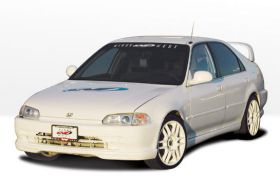 1992-1995 Honda Civic 4dr Racing Series Style Wings West Body Kit - WW-890141