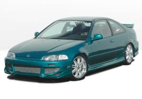 1992-1995 Honda Civic 2dr Avenger Style Wings West Body Kit - WW-890583