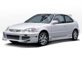 1996-1998 Honda Civic 3dr Avenger Style Wings West Body Kit - WW-890475