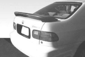 1992-1995 Honda Civic 4dr Factory Trunk Spoiler Wing w/ LED - WW-49174L