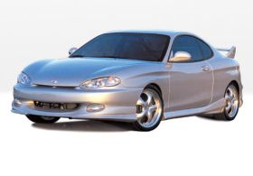 1997-1999 Hyundai Tiburon W Type Style Wings West Body Kit - WW-890369