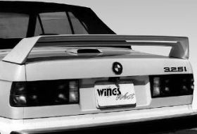 1984-1991 BMW E30 3-Series Double M3 Style Trunk Spoiler Wing - WW-591050