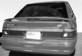 1992-1996 Ford Escort Factory Style Trunk Spoiler Wing w/ LED - WW-591061L