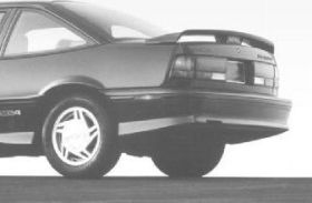 1992-1994 Chevy Cavalier Factory Style Trunk Spoiler Wing w/ LED - WW-591075L