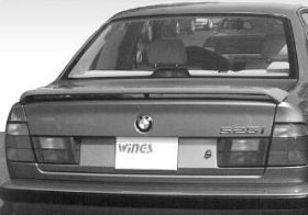 1989-1995 BMW E34 4dr Low Profile M3 Style Trunk Spoiler Wing - WW-591099