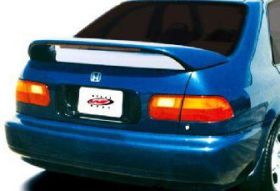 1992-1995 Honda Civic 4dr Thruster Trunk Spoiler Wing w/ LED - WW-591220LL