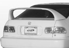 1992-1995 Honda Civic 4dr Super Style Trunk Spoiler Wing - WW-591240