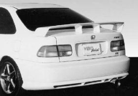 1996-2001 Audi A4 Touring Style Trunk Spoiler Wing w/ LED - WW-591266L