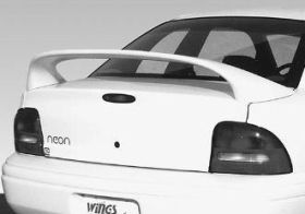 1995-1999 Dodge Neon 7" Mid-Wing Style Trunk Spoiler Wing - WW-591302