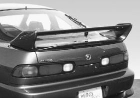 1994-2001 Acura Integra 2dr Commando Style Trunk Spoiler Wing w/ LED - WW-591309L