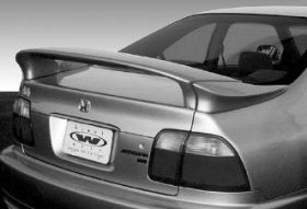 1994-1997 Honda Accord Mid-Wing Trunk Spoiler Wing w/ LED - WW-591383-V26L