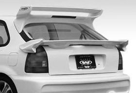 1996-2000 Honda Civic HB Type-II Mid-Wing Hatch Spoiler - WW-591481