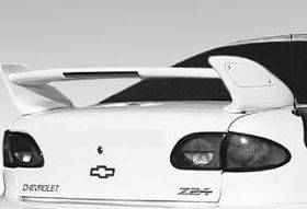 1995-2004 Chevy Cavalier Shark Style Trunk Spoiler Wing w/ LED 3pc - WW-591493L