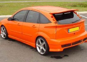 2000-2004 Ford Focus ZX3 / ZX5 Whale Tail Roof Spoiler Wing w/ LED - WW-591519L