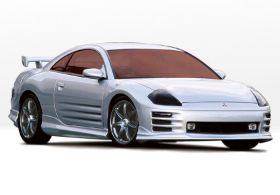 2000-2002 Mitsubishi Eclipse W Type Style Wings West Body Kit - WW-890453