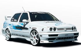 1993-1998 Volkswagon Jetta Custom Style Wings West Body Kit - WW-890109