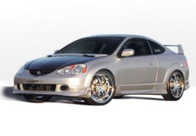 2002-2004 Acura RSX G5 w Extreme Flares Style Wings West Body Kit - WW-890681