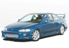 1992-1995 Honda Civic 2dr Revolver w Flares Style Wings West Body Ki - WW-890695