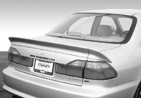 1998-2002 Honda Accord 4dr 3pc Flushmount Trunk Spoiler Wing - WW-890337